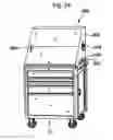 Fig. 15 - Tool box storage assembly