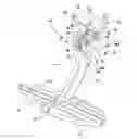 Fig. 01 - Adjustable footrest assembly