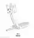 Fig. 02 - Adjustable footrest assembly