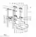 Fig. 04 - Shelf storage and retrieval system for a shelf warehouse, shelf warehouse with a shelf storage and retrieval system of this type and method for storing/retrieving clothes rails in or from a shelf warehouse of this type