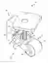 Fig. 01 - Caster wheel with constant force mechanism