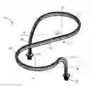 Fig. 01 - Cordlike line guide device, especially for capillary tubes or the like