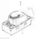 Fig. 01 - Drainage device with a low-noise drainage shell for air-conditioning equipment