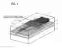 Fig. 02 - Semiconductor optical waveguide device with an anti-reflection diffraction grating formed on both lateral sides of a core layer along a direction of optical propagation