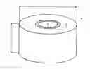 Fig. 01 - Plate-shaped leakage structure as an insert in a magnetic core