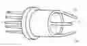 Fig. 01 - Internally supplied applicator with fingers and foil packet