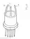 Fig. 06 - Internally supplied applicator with fingers and foil packet