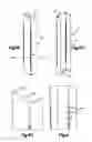 Fig. 09 - Work surface height adjustor with universal mount