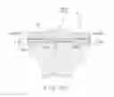 Fig. 25 - Tibial bearing component for a knee prosthesis with improved articular characteristics