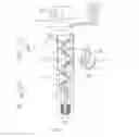 Fig. 03 - System for dense loading of catalyst into bayonet tubes for a steam reforming exchanger-reactor using removable deflectors