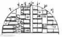 Fig. 01 - Arrays and method of private sheltering of occupied beds in aircraft