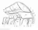 Fig. 01 - Divider element for an aircraft cabin