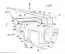 Fig. 01 - Turbomachine comprising a device for the cooling of a pylon
