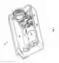 Fig. 08 - Motorized gearbox assembly having a direct-drive position encoder
