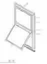 Fig. 08 - WINDOW INCLUDING HINGED SECURITY SCREEN
