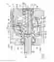 Fig. 02 - Axial piston machine utilizing a bent-axis construction with a drive joint for driving the cylinder barrel