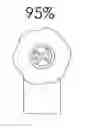 Fig. 01 - Axially aligned rotationally adjustable flow control valve