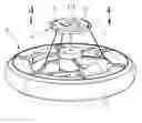 Fig. 01 - Combination ceiling fan and lamp