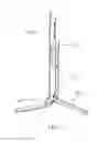 Fig. 08 - BRACKET AND FLAT PANEL ELECTRONIC PRODUCT EMPLOYING THE BRACKET