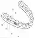 Fig. 01 - ADHESION PADS FOR FASTENING AN ORTHODONTIC ALIGNER