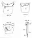 Fig. 08 - Method and apparatus for recording spatial gingival soft tissue relationship to implant placement within alveolar bone for immediate-implant placement