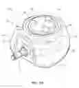 Fig. 06 - Overmolded access port including anchoring and identification features
