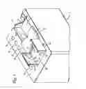 Fig. 02 - Flush mounted card shuffler that elevates cards