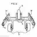 Fig. 22 - Apparatus and method for marking offset lines and curves