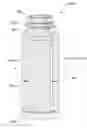 Fig. 01 - Container with synthetic resin window, preform, and preform injection molding apparatus