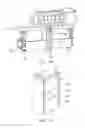 Fig. 09 - System including structurally independent elevator machine guiderail mounts