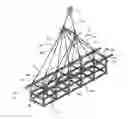 Fig. 01 - Adjustable module lift frame assembly
