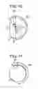 Fig. 09 - Bearing assembly with split outer ring having interference fit tabs and method of assembly of bearing