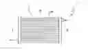 Fig. 01 - Heat exchanger with a porous metal structure having manifolds and tubes