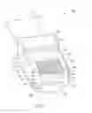 Fig. 04 - Communication outlet with shutter mechanism and wire manager