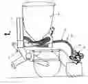 Fig. 01 - Distribution machine with a device for remotely supplying at least one auxiliary tank comprising an air exhaust device