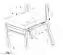 Fig. 02 - Chair with extendable and retractable ganging system
