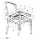 Fig. 04 - Chair with extendable and retractable ganging system