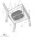Fig. 07 - Chair with extendable and retractable ganging system