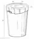 Fig. 01 - Beverage Cup With Peel-Off Lid