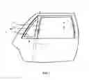 Fig. 02 - Quarter window assembly for a vehicle door and method of making the assembly