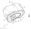 Fig. 10 - Multi-chamber airbag with unidirectional vent