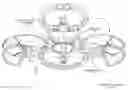 Fig. 01 - Quadcopter with a printable payload extension system and method