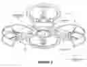 Fig. 04 - Quadcopter with a printable payload extension system and method