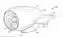 Fig. 01 - Reverse core turbine engine mounted above aircraft wing