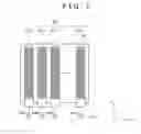 Fig. 07 - Display device with capacitive touch sensor with slit formed in a surface of a detectng electrode opposed to a scanning electrode to realize detection with high accuracy
