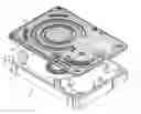 Fig. 01 - Hard disk drive cover with differential inner and outer surface roughness