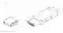 Fig. 01 - Electrical receptacle connector and electrical plug connector