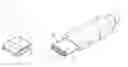 Fig. 01 - Electrical receptacle connector and electrical plug connector