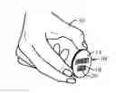 Fig. 01 - Biscuit with debossing on top and bottom