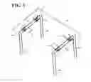 Fig. 02 - Offset folding leg assembly